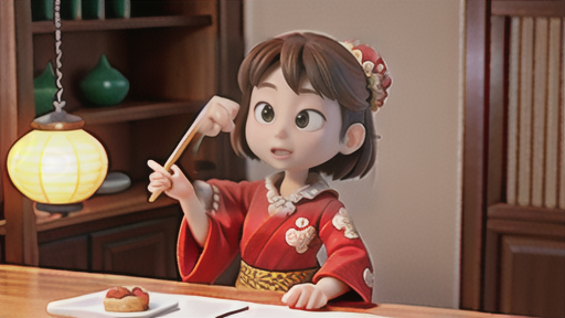 小児に見られる吐弄舌